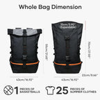 SportGear Backpack with Ball Compartment and Shoe Compartment – 35L Softback