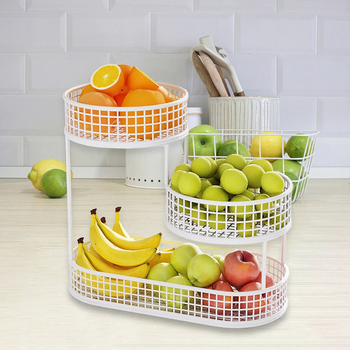FruitElegance – Metal Wire Basket for Fruit & Vegetables