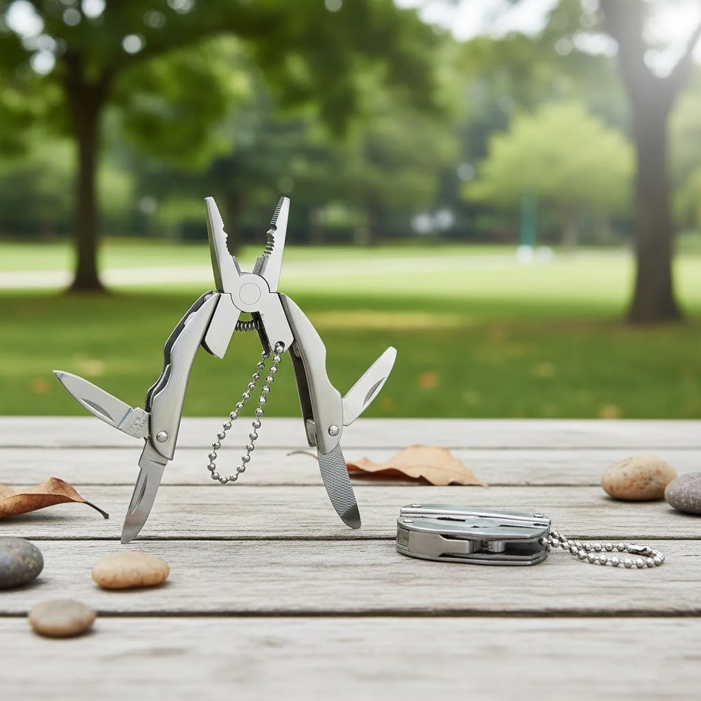 Stainless Edge EDC Multi-Tool Emergency Keychain with Pliers and Screwdrivers