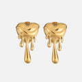 Meltdown Earrings in Gold or Silver – Hypoallergenic & Unique Design