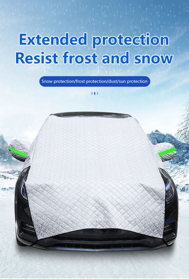 Reflective all-weather cover against frost & heat