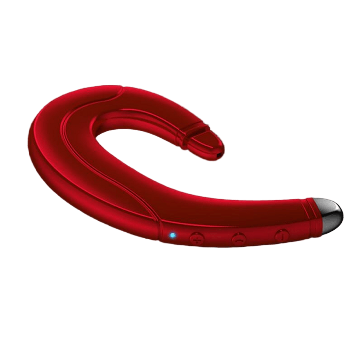 Wireless bone conduction headset for open and pressure-free hearing