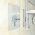 Self-adhesive wall hooks with thread | For secure hold and versatile use