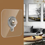 Self-adhesive wall hooks with thread | For secure hold and versatile use