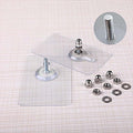 Self-adhesive wall hooks with thread | For secure hold and versatile use