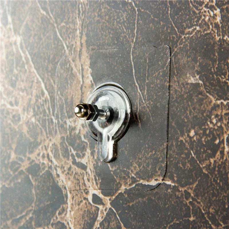 Self-adhesive wall hooks with thread | For secure hold and versatile use