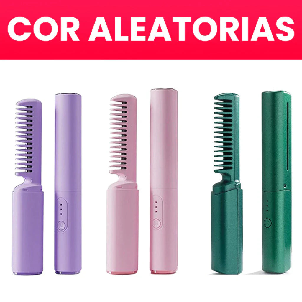 Glatzza Mini-Smoothing Brush — Silky smooth dream hair in 60 seconds that captivates all eyes!