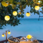 Modern LED Outdoor Lamp made of Metal and Resin – Solar-Powered Outdoor Light
