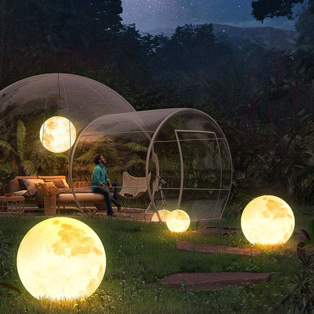 Modern LED Outdoor Lamp made of Metal and Resin – Solar-Powered Outdoor Light