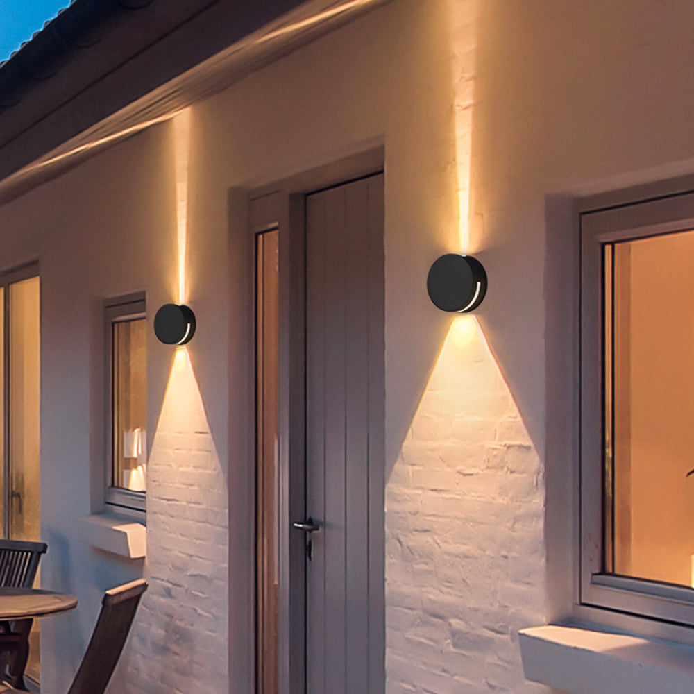 Modern Round Wall Lamp | IP65 Waterproof for Outdoor LED