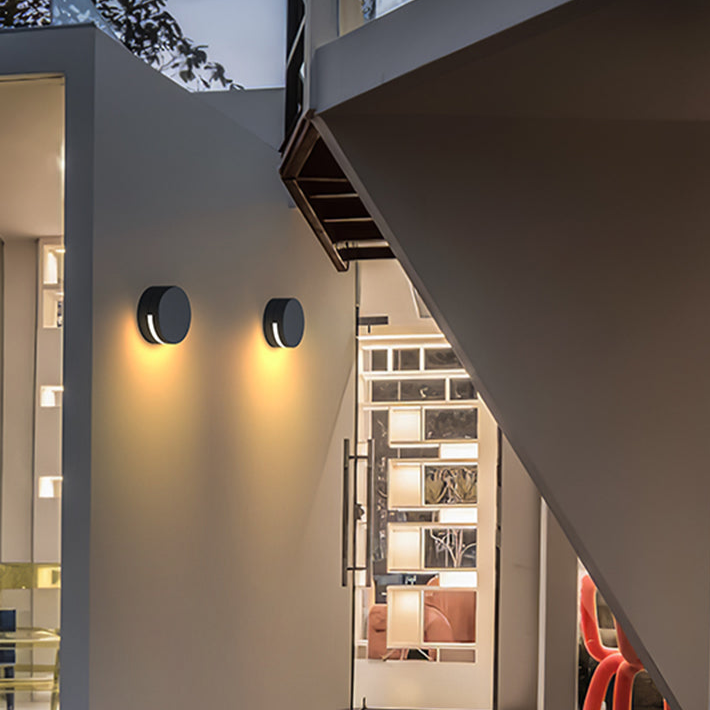 Modern Round Wall Lamp | IP65 Waterproof for Outdoor LED
