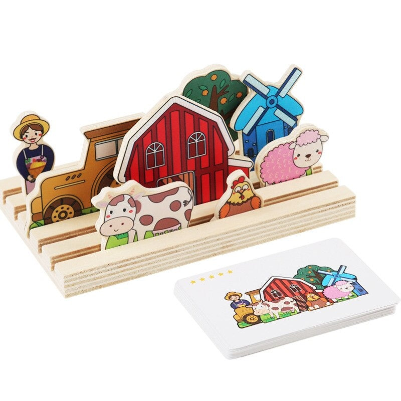 Fairytale Combination Game – Creative 3D Wooden Puzzle