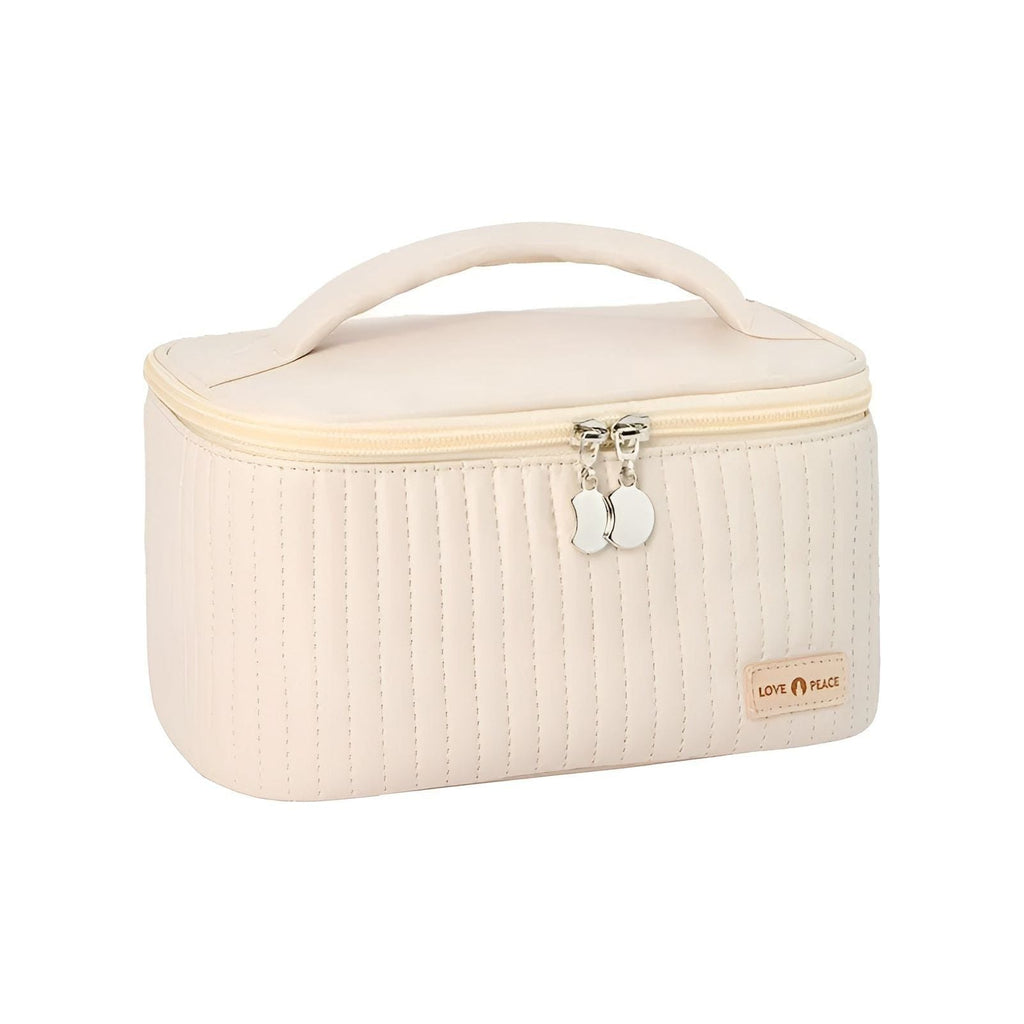 Velaviva Cosmetic Bag Travel | Elegant & Water-Resistant | PU Leather | Plenty of Space & Protection for Your Beauty Essentials