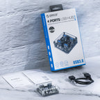 Transparent Minimalist 4-Port USB 3.0 Expansion Dock