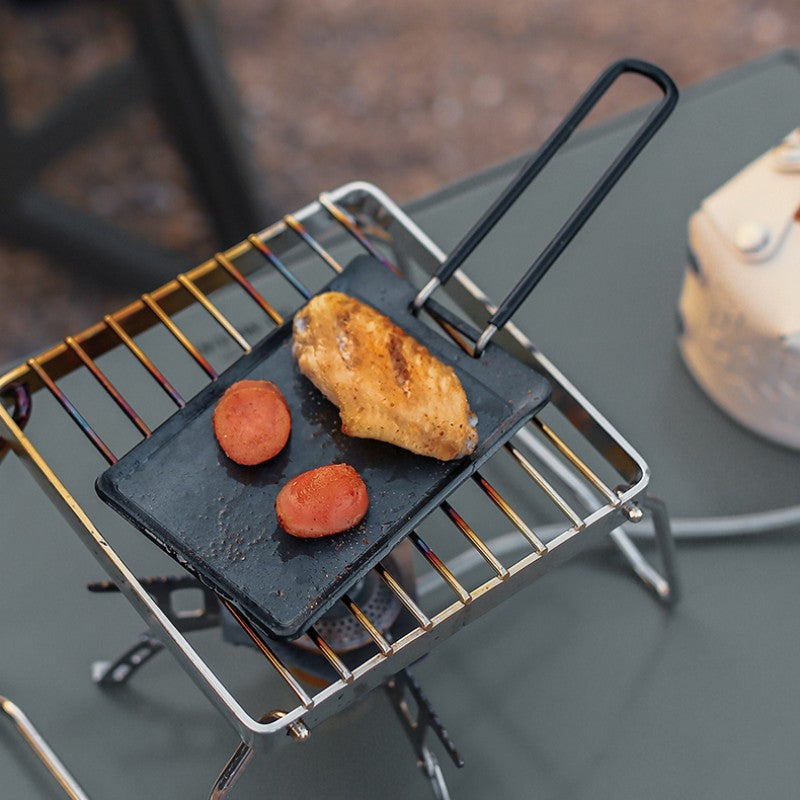 Portable Ultra-Small Non-Stick Grilling Pan For Outdoor Camping