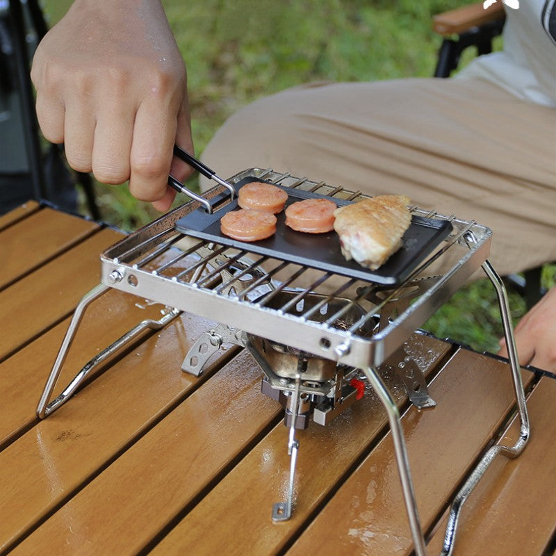 Portable Ultra-Small Non-Stick Grilling Pan For Outdoor Camping