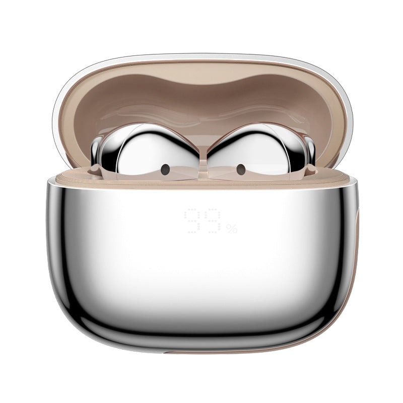 Half-In-Ear Wireless Bluetooth Earphones With Full-Body Electroplating