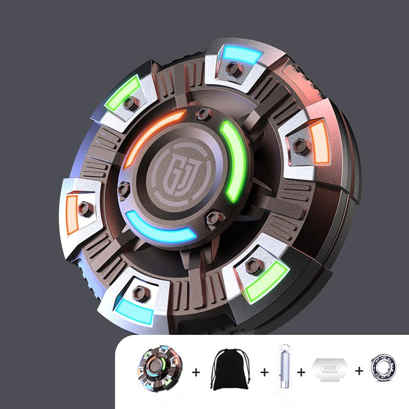 Illuminated Pop Coin Fingertip Spinner
