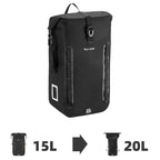 Waterproof Expandable Pannier Bag For Bicycle Rear Seat