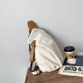 Canvas Casual Minimalist Large Capacity Single Shoulder Sling Bag