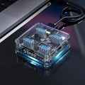 Transparent Minimalist 4-Port USB 3.0 Expansion Dock