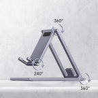 Folding Card Type Metal Adjustable Phone Holder