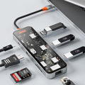 Eight-In-One Multi-Interface Transparent Expansion Dock