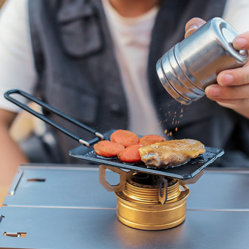 Portable Ultra-Small Non-Stick Grilling Pan For Outdoor Camping