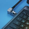 Household Optical Fiber Broadband Elbow 10 Gigabit Network Cable