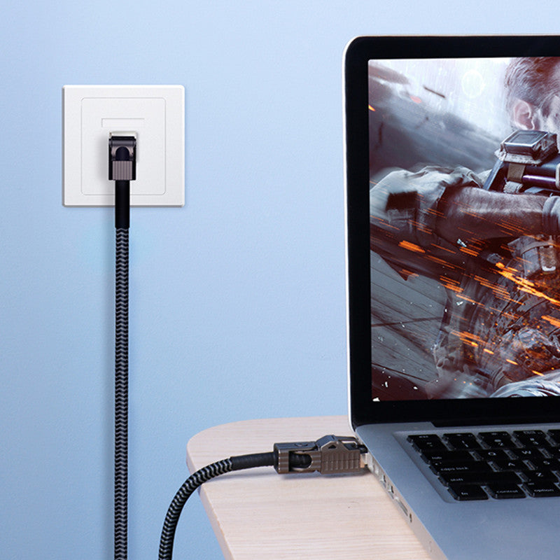 Household Optical Fiber Broadband Elbow 10 Gigabit Network Cable