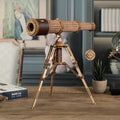 DIY Handmade Wooden Single-Tube Telescope
