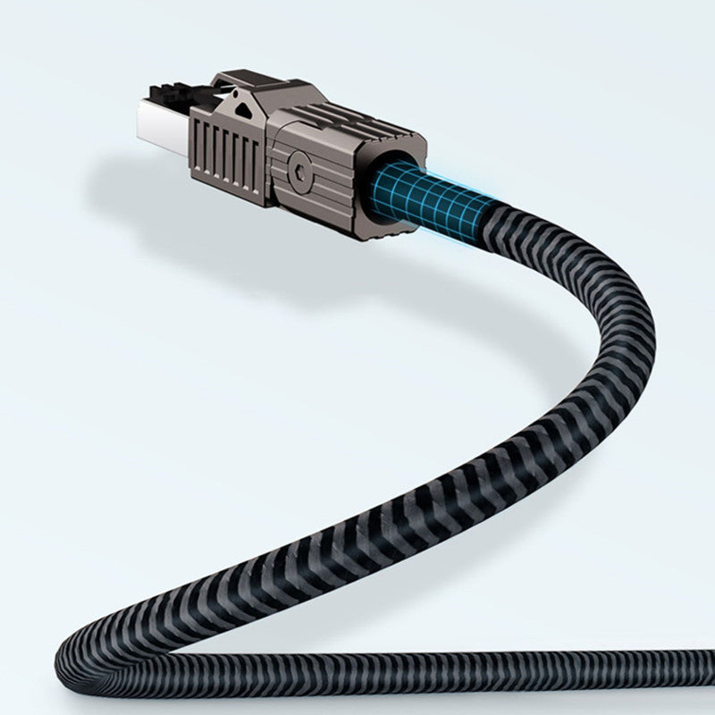 Household Optical Fiber Broadband Elbow 10 Gigabit Network Cable