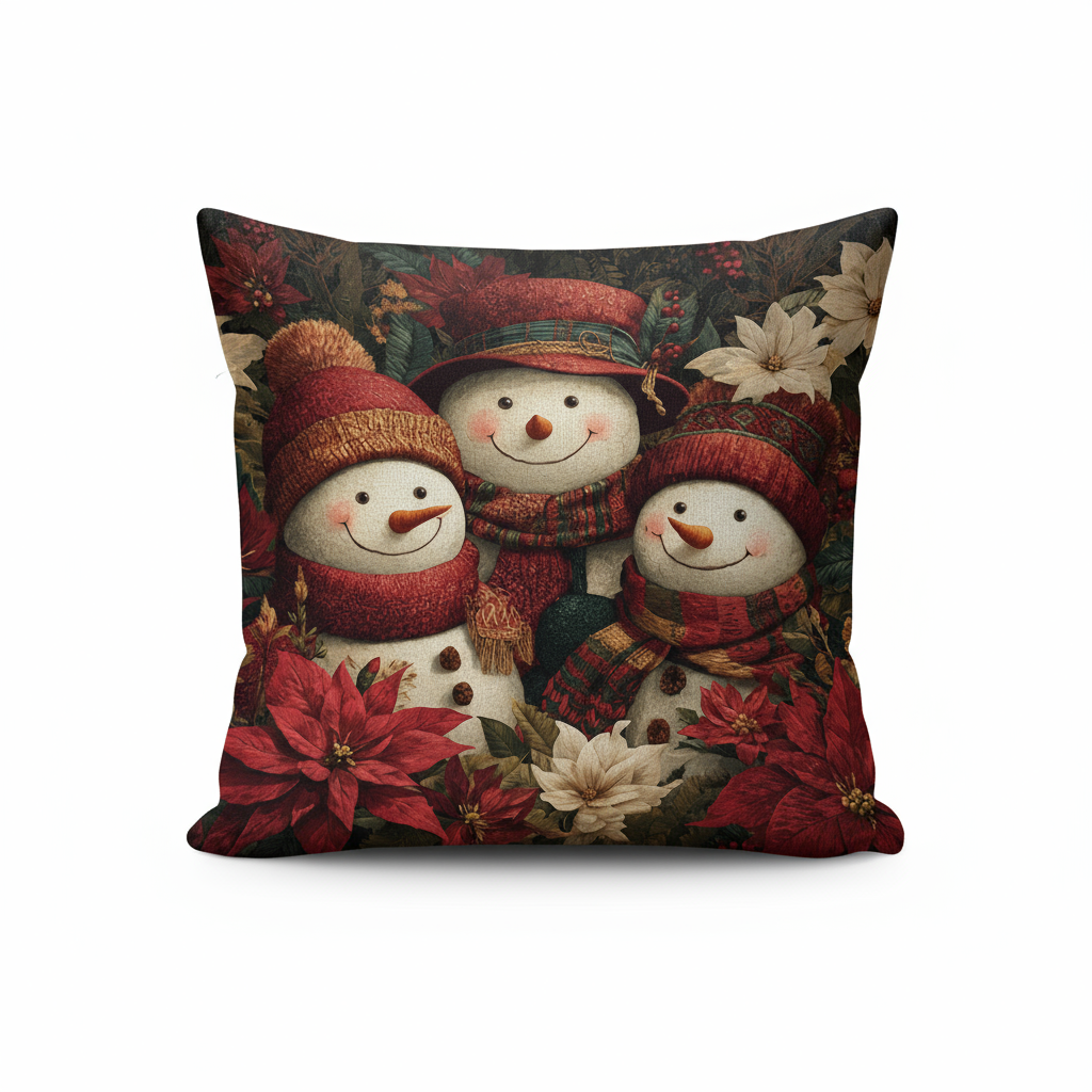 Green-White Checked Cushion Cover 40x40 | Decorative Cushion Cover