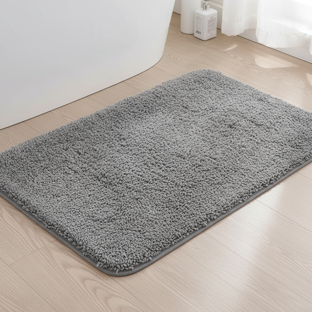 AquaLuxe | Plush Bath Mat Non-Slip 50x80 cm