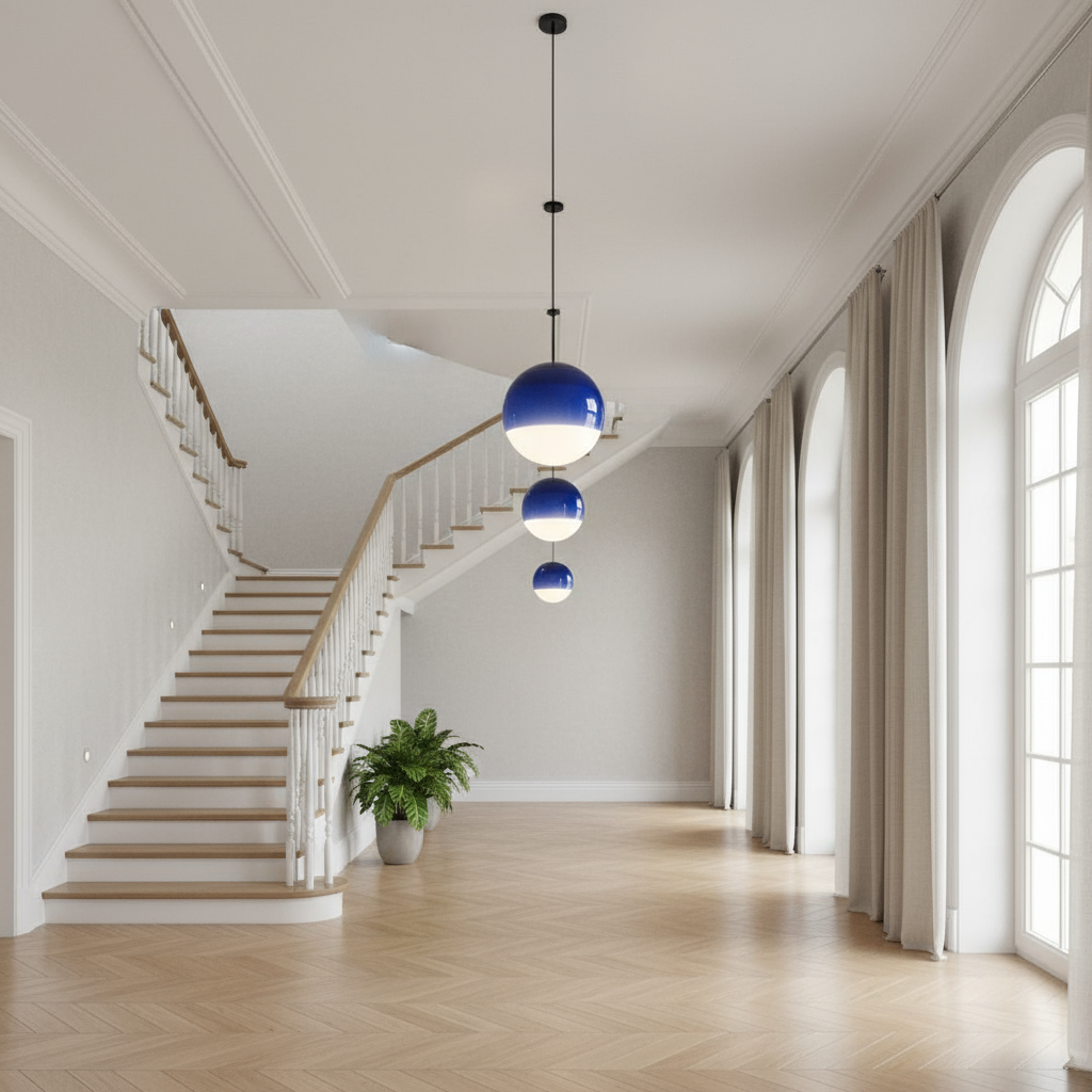 Gradient Pendant Light Black | Modern Dining Room Lamp
