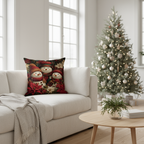 Green-White Checked Cushion Cover 40x40 | Decorative Cushion Cover