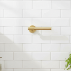 KOL | Round stainless steel toilet paper holder for bathroom