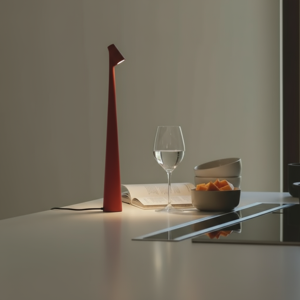 Wireless LED Night Lamp – Rechargeable & Modern | Perfect for Cozy Rooms