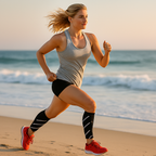 Compression Calf Support Sports Socks for Running and Basketball