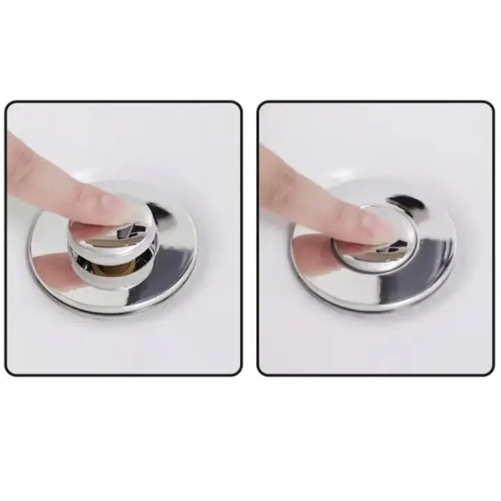 Drain strainer against clogging with pop-up function