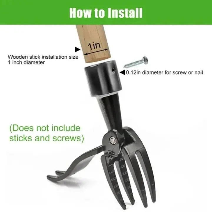Removable Weed Removal Tool