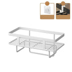 AboveRack | Bathroom Shelf Black No Drilling Narrow