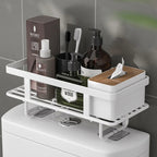 AboveRack | Bathroom Shelf Black No Drilling Narrow