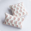Abstract Loop-Tufted Pillow