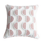 Abstract Loop-Tufted Pillow