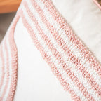 Abstract Loop-Tufted Pillow