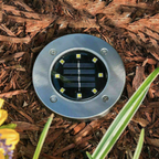 Weatherproof rechargeable solar lamps for outdoor use