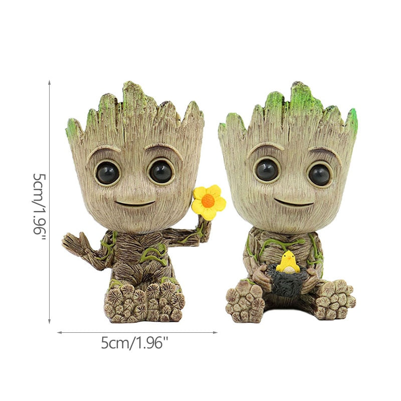 Cartoon Large Miniature Figure: Playful Office Decoration