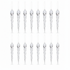 Crystal Icicle Pendant | Elegant Christmas Decoration for Windows