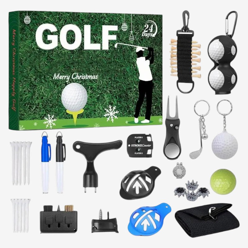 GolfTide - Golf Advent Calendar Christmas Gift Set